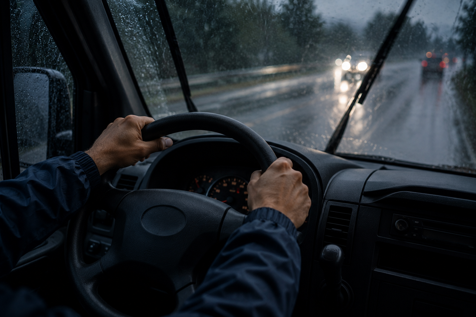 Rain and winter weather route planning for last mile delivery
