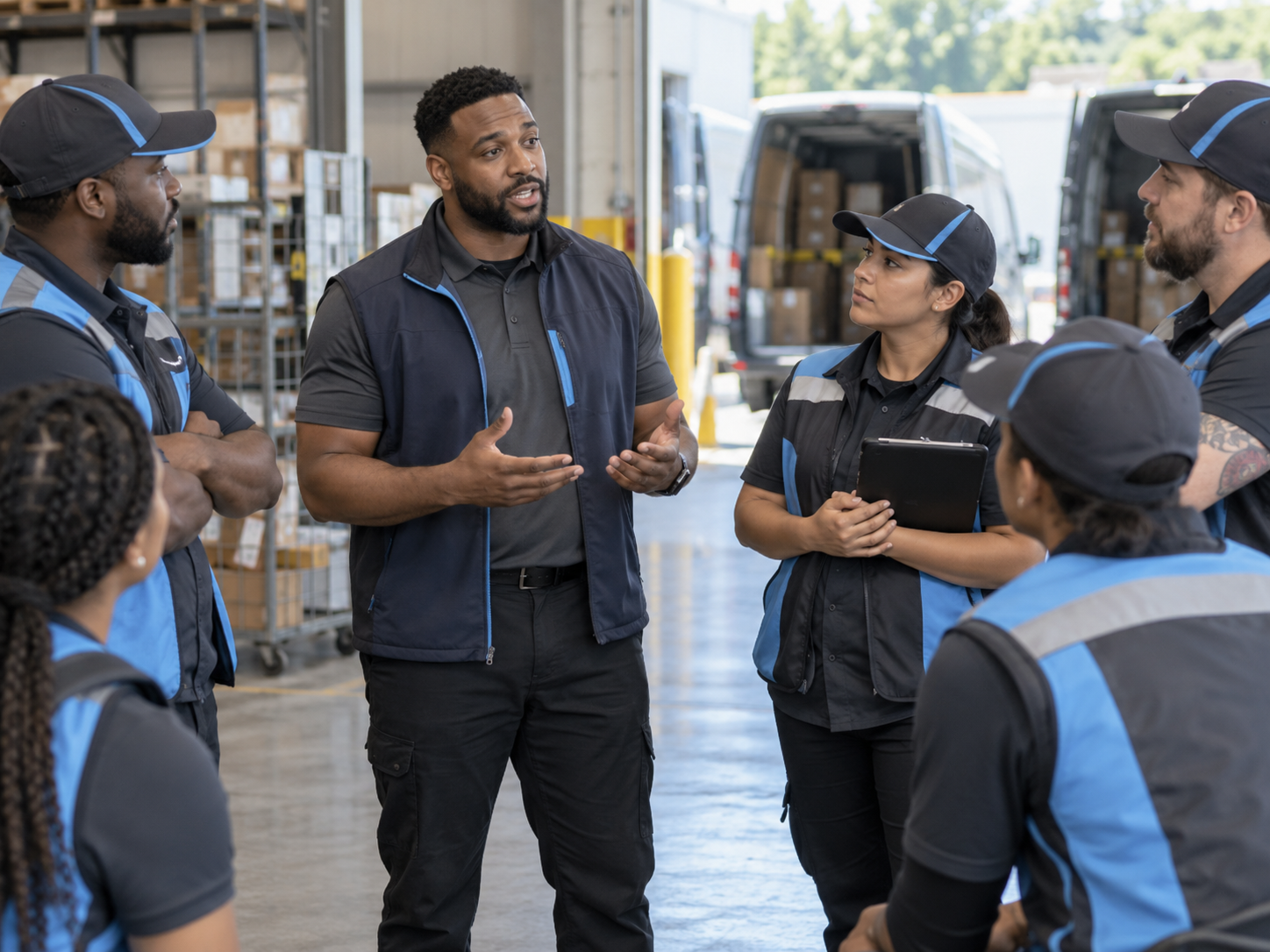 driver coaching program mentor driver experienced new driver training van loading